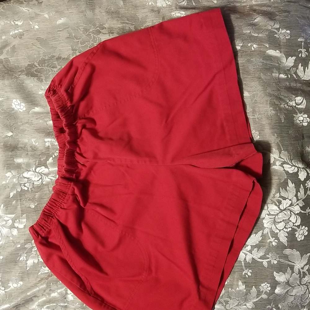 Red Casual Shorts Size 2X: A